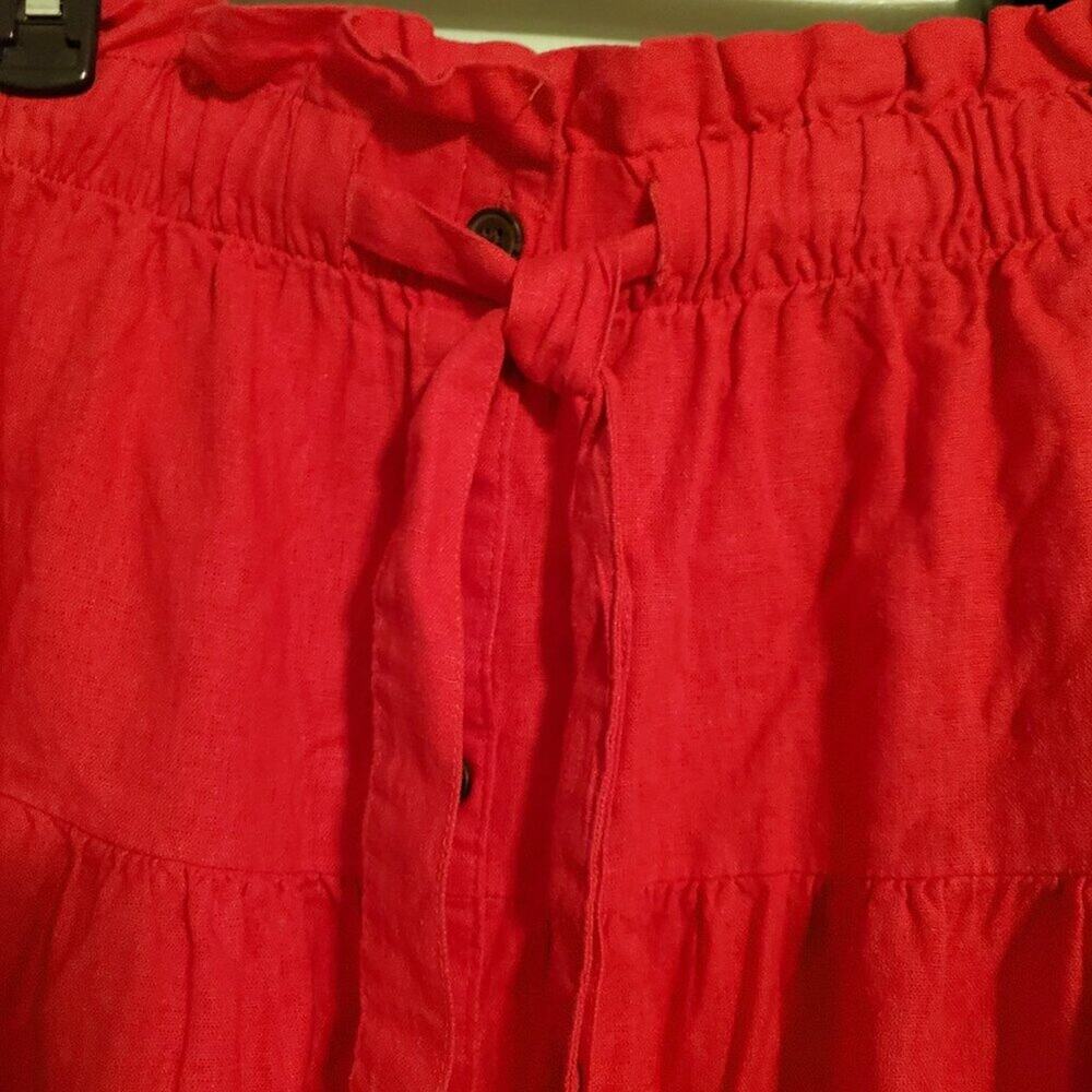 Universal Thread Hot Pink Button Front A Line Mid… - image 7